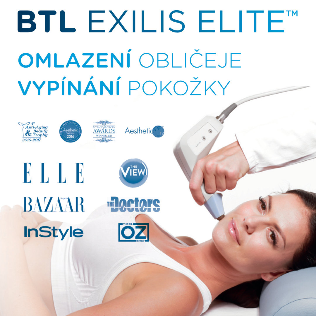 Omlazení obličeje radiofrekvencí (facelifting) s Exilis Elite. Vrásky mizí jako zázrakem